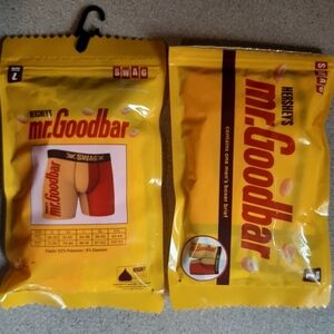 2 Packages of Hershey's Mr. Goodbar Boxer Briefs Men's Large